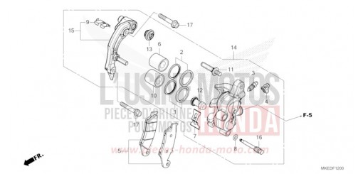 ETRIER DE FREIN AVANT CRF450RP de 2023
